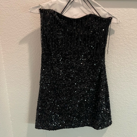 Retrofete Cassandra Sequin Fringe Dress - Picture 5 of 8